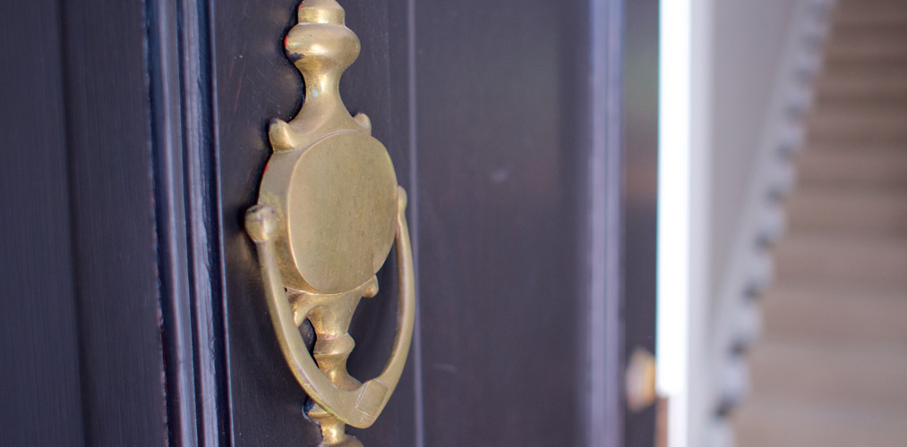 Close up of antique hardware